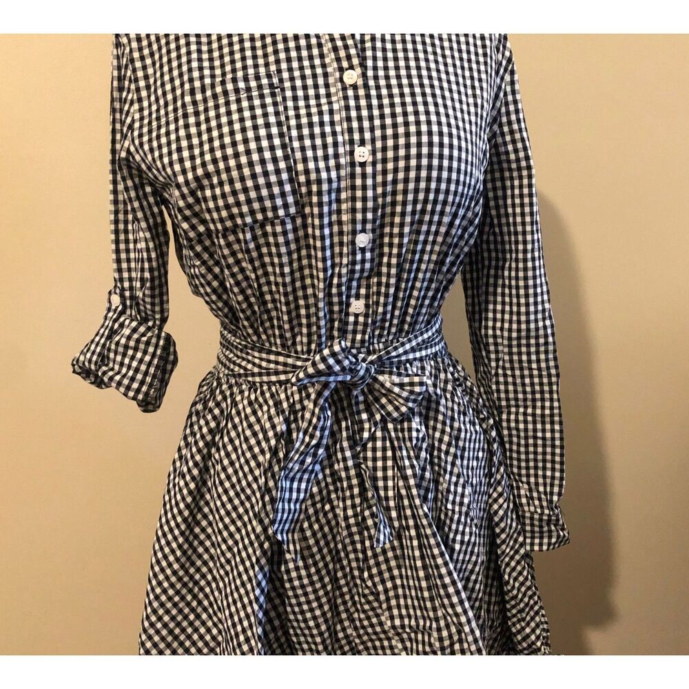 Black & White Checkered Swing Dress  5158M  Medium  (I)  NWT Boutique